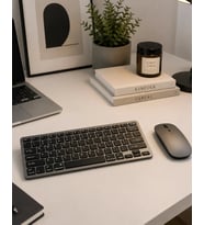 Sessiz Kullanım Sunan Bluetooth Klavye Mouse Seti Çoklu Cihaz Uyumlu