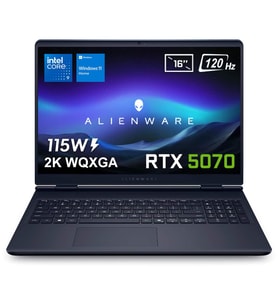 Dell Alienware 16 Aurora Intel Core 9-270H 32GB DDR5 1TB SSD RTX5070 8GB 16 inç 2K WQXGA 120Hz WVA W11 Home Gaming Laptop (AC16250-C932157W)