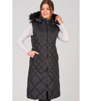 Z6718 DEWBERRY BAYAN YELEK-SİYAH
