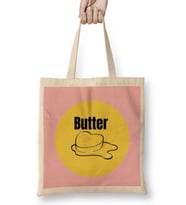 Butter Bts Army PINK GIFT Bez Çanta Uzun Saplı