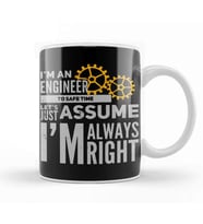 I Am An Engineer Kupa Bardak Porselen