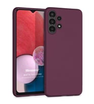 Microsonic Matte Silicone Samsung Galaxy A13 4G Kılıf Mor