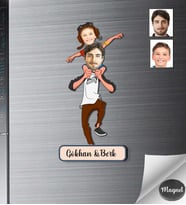 Kişiye Özel Aile Ahşap Magnet 15