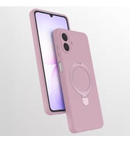 Samsung Galaxy A07 Uyumlu Kılıf M-safe Şarj Özellikli Standlı Zore Samara Kapak