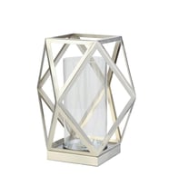 Vitale Prizma Cam Mumluk Silver 25x25x21 cm AK.JD0115