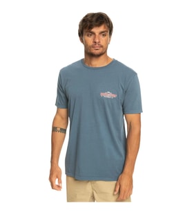 Quiksilver QUIKWORDS M TEES Erkek T-Shirt EQYZT07263-BYG0 (Mavi)