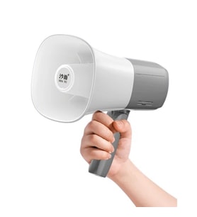 No-Tel 918L 25 Watt Bluetooth-Usb-Siren-Ses Kayıt Özellikli Dahili Bataryalı Mini El Tipi Megafon