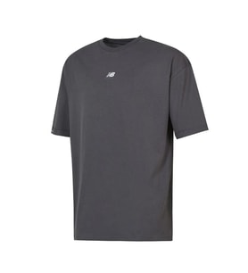 New Balance Lifestyle Unisex Gri Tişört UNT3417