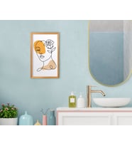 BK Home Banyo Dekoratif Retro Ahşap Tablo-5