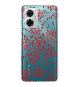 Redmi Note 11e  Kamera korumalı Kapak Nostalji Desen Tasarımlı  Şeffaf Kılıf