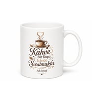 Coffee It's A Hug In A Mug Temalı Kahve Kupası Hediye Çay Bardağı