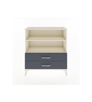 Arges Şifonyer 2 Raflı 2 Çekmeceli 88x30x96 Aytaşı-Antrasit