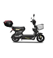 YUKİ LUCKY-S EHLİYET GEREKTİRMEYEN 249 PEDAL DESTEKLİ ELEKTRİKLİ BİSİKLET SİYAH