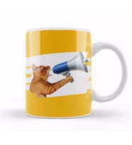Funny Cat MOON Lover LADY Gifts Kupa Bardak Porselen