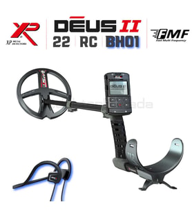 DEUS 2 - 22,5cm FMF Başlık, Ana Kontrol Ünitesi (RC), BH-01 Kablolu Su Geçirmez Kulaklık