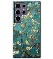 Galaxy S24 Ultra Kılıf HD Desen Baskılı Kılıf - Almond Blossom