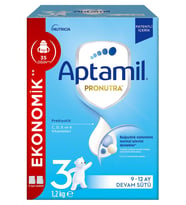 Aptamil 3 Devam Sütü 1200 g 9-12 Ay - Standart Standart