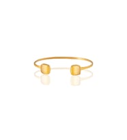 Kadir Jewellery 22 Ayar Altın Kaplama El İşçiliği Zirkon Taşlı Kadın Charm Bileklik