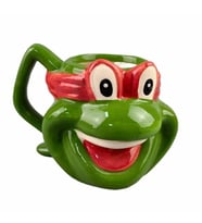 3D Tasarımlı Kaplumbağa Seramik Kupa Bardak (Yeşil)
