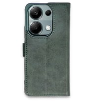 Redmi Note 13 Pro 4G Kılıf Trend S Plus Kapaklı Kılıf - Yeşil
