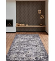 Dijital Kaymaz Yıkanabilir Antrasit Modern Salon Halısı Mutfak Halısı Koridor Halısı Yolluk HLN1311