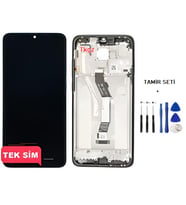 Xiaomi Redmi NOTE 8 PRO Uyumlu Lcd Ekran Dokunmatik Servis ÇITALI SİYAH + TAMİR SETİ