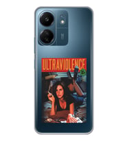Xiaomi Redmi 13C Uyumlu Lana Del Rey Ultraviolence Desenli Şeffaf Telefon Kılıfı