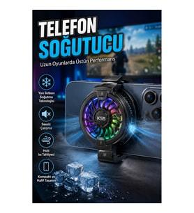K55 Yarı İletken Soğutma Teknolojili Kompakt Telefon Soğutucu