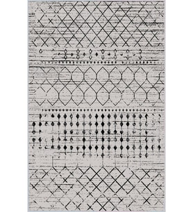 Eliana Home Baskılı, Yıkanabilir Kaymaz Taban Salon Halısı LNA0055-SD1169 100x150 cm (Gri)