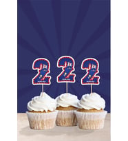 Lunapark Temalı * 2 (iki) Yaşında Cupcake Süsü '10lu