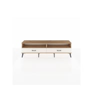 Arges TV Ünitesi 2 Raflı 2 Çekmeceli  176x30x51 Çam-Çam/Aytaşı
