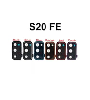 Galaxy S20FE G780f İle Uyumlu Kamera Camı İthal Full Set (Siyah)