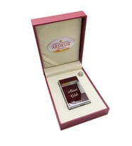 Ardeur® Prestige Bordo Krom Desenli İsme Özel Çakmak Hediyelik Çakmak