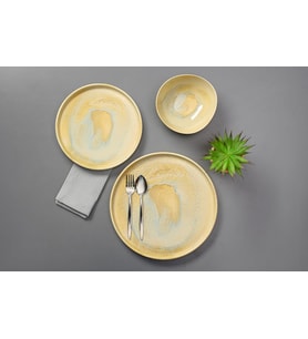 Stoneware Pearl 3 Parça Tek Kişilik Yemek Takımı