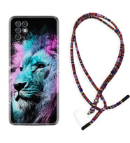 INFINIX Note 11 Pro Note 10 Hot 9 Play Kılıf Boyun Asklı Rasta Silikon Pink Blue Leon 1603
