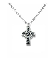 Siyah Celtic Cross Haç Figürlü Unisex Kolye – 60 Cm Zincirli Gotik Ve Tarihi Sembol Takı (Gümüş)