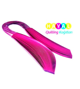 Hayal 5mm Nar Çiçeği Renk Quilling Kağıdı - 100'lü