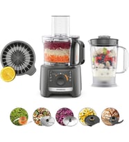 Kenwood Multipro Compact Fdp31.360Gy, Mutfak Robotu, Yoğurma Ve Dilimleme Diski, Narenciye Presi, 1,