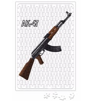 Ak 47 Counter Strike Puzzle 240 Parça Yapboz