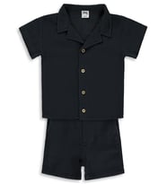 Civil Baby Müslin 6-18 Ay Takım - Bej (Antrasit)