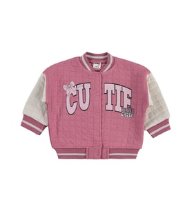 Civil Baby Cutıe Nakışlı 6-18 Ay Hırka - Pembe (Gül Kurusu)