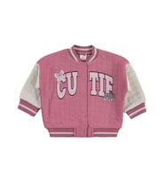 Civil Baby Cutıe Nakışlı 6-18 Ay Hırka - Pembe (Gül Kurusu)