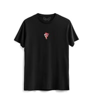  Animal Papağan Dijital Baskılı Çocuk Siyah Tshirt