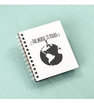 Dosta Hediye Motto The World Tasarım Not Defteri