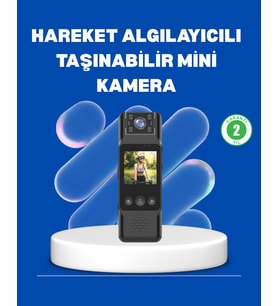 Northcity Mini Kamera 1080P Full HD Döner Lens - 180° Görüntü & Uzun Pil Ömrü