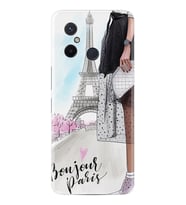 Xiaomi Redmi 12C Kılıf Resimli Desenli Baskılı Silikon Bonjour Paris 1419
