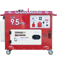 GoldMoto GM9.5KTDJ 8.7Kva Trifaze Marşlı Kabinli Dizel Jeneratör