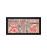 Manzara Temalı Kanvas Tablo 50 x 70 cm Siyah Çerçeve