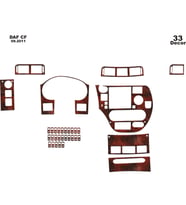Meriç® DAF CF Ön Torpido Kaplama Maun 33 Parça 2011-› (Maun)