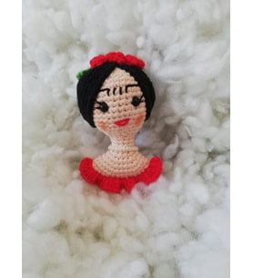 Frida Anahtarlık Amigurumi Organik Oyuncak